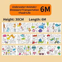 Children's Graffiti Painting Roll, Coloring, Drawing, Painting, Wall-Friendly, Non-Staining - Multicolor - View 4