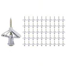 Hollow Wall Anchors, Butterfly Expansion Anchors With Screws, Drywall Screws, Zinc Alloy Expansion Plug Screw Set, For Drywall, Curtain Wall, Plaster Hardware Plugs, Ready To Install! - Multicolor - View 13