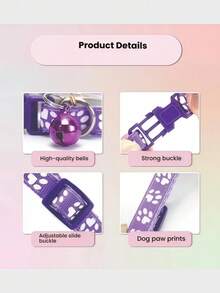 Anillo de cuello universal para perros, gatos, gatos, perros pequeños y medianos, correa de tracción ajustable para mascotas, anillo de cuello, anillo de cuello con campana