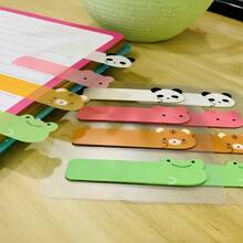 80/160/320pcs Random Color Vintage European Style Cute Cartoon PET Creative Memo Stickers, Student Marking Index Stickers, Office Supplies