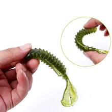 5pcs/15pcs Soft Lure Sinking Shrimp Fishing Bait, Outdoor Fishing Lure