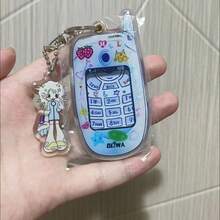 Cute Smart Key Chain, Key Chain Photo Frame, Mini Photo Frame Key Chain, Adorable Cartoon Mini Smart Key Chain Photo Frame (Photo Not Included), Can Hold Cards - Multicolor - View 6