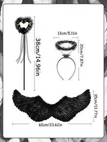 Alas de plumas de ángel, accesorios de disfraz al por mayor para niños y adultos, regalo perfecto para amigos, familia, madres, parejas, esposas, líderes y colegas, adecuado para fiestas de cumpleaños, fiestas, salidas, viajes y vacaciones