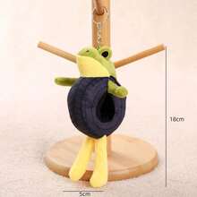 1pc Shanhaijing Quirky Keychain, Mythical Beast Plush Pendant, National Style Backpack Accessory, Student Creative Gift, Couple/Best Friend Funny Trinket, Daily Wear Decorative Accessory Christmas