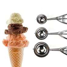 1pc Durable Spherical Food Scoop, Suitable For Fruit Scoop Food Safety, Ice Cream And Fruit Spoon,Heavy Duty Medium Ice Cream/Cookie Dough Scoop