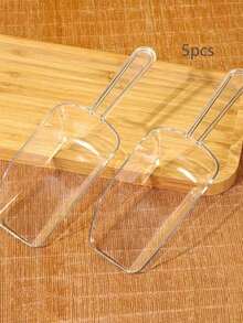 1/2/3/4/5个装透明塑料冰勺，多功能冰箱冰格勺，多用途厨房勺，浴室冰勺，食品糖果勺，磨砂透明冰铲，奶茶店厨房麦片冰勺（尊敬的顾客，温馨提示：运输过程中可能存在轻微划痕） - 彩色 - 查看 19