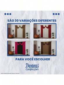 Church Curtain 6 Meters Premium Polyester Fabric Decora - 粉紅色與白色 - 查看 3