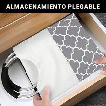 100L Cesto para Ropa Sucia, Cesta de Lavandería Plegable y Impermeable para Baño, Lavadero y Dormitorio, Juguete Infantil Multifunción y Cesta de Almacenamiento de Bocadillos - Flores grises - Ver 8
