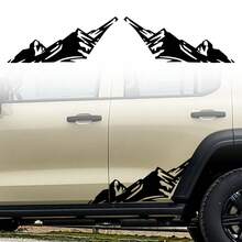 Adventure & Mountain Peak Car Body Sticker, Suitable For Off-Road Vehicles, SUVs