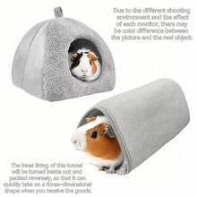 Guinea Pig Hideout Washable Guinea Pig Tunnel Set Guinea Pigs Toys Guinea Pigs Cage Accessories For Small Animal Mouse Hamster Hedgehogs Rats Small Animal Bed