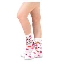 Valentine's Day Socks For Women 12-Pair Gift Box - Heart Crew Socks - Novelty Holiday Socks For Women - Cute Socks For Valentine's Day, Mother's Day - 如圖706 - 查看 5