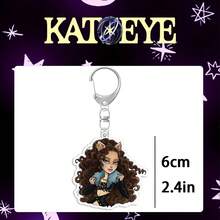 Katseye Keychain, Kpop Fans Merch Goods, Cartoon Cute Keychain, 2D Acrylic Flat Keychain, Bag Pendant Keychain, Collection Gift, Valentine's Day Gift, Birthday Gift