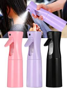 1pc 200ml Continuous Spray Bottle, Salon Refill Bottle, Ultra Fine Mist Sprayer, Suitable For Hair, Home Cleaning, Salon, Gardening, Beauty, Plants, Skincare, Haircare, Cleaning, Body Care And More, Continuous Spray Bottle, Ultra Fine Mist Sprayer, Hairstyling Set, Hairstyling Tool Set, Hairstyling Tools,Travel,Birthday - Multicolor - View 2