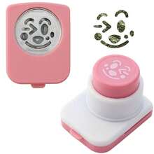 1pc Smiling Face Sushi Nori Presser - White - View 10