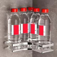 Haofy Estante para Carrito de Ducha, Estante Esquinero para Baño de Acero Inoxidable, Organizador de Baño Esquinero sin Perforación con Adhesivos Que No Dejan Marcas para el Hogar, Haofykm1gicdhgn - 1 - Ver 5