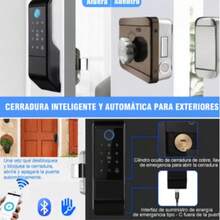 Chapa Cerradura Inteligente Electrónica Exterior Impermeable - Unitalla - Ver 5