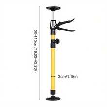 Heavy Duty Telescopic Cabinet Lift Support Adjustable Height (11.81-45.28 Inches) Steel Frame, Suitable For Cabinet Installation, Drywall Installation, Heavy Duty Baseless - For Professional Contractors And DIY Users - Sturdy Lifting Support Pole, Suitable For Construction, Renovation, Warehouse - Space-Saving Design, Can Be Used To Store Renovation Tools, Compact Storage, Durable, Suitable For Home Renovation - Multicolor - View 11