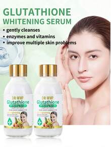 125ml Papaya Extract Brightening Facial Serum, Gently Cleanses Pores, Brightens Complexion, Improves Roughness, Deeply Nourishes And Moisturizes, Leaves Skin Radiant. - White - View 7