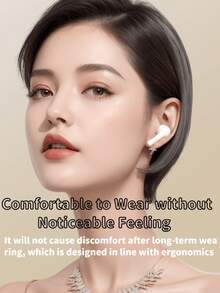 TWS 真无线蓝牙耳机，入耳式耳机，无线耳机 - 配备充电盒，电池续航时间长，可轻松与智能手机配对，兼容 iOS 和安卓系统 - 非常适合运动、健身、通勤和办公使用 - S32 - 查看 4