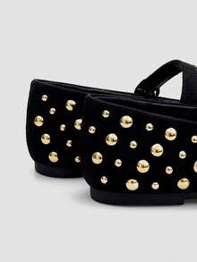 ADAMUMU New Women's High-Fashion Comfortable Sequin Flat Shoes, Cute For Daily And Party Wear, Holiday & Spring/Summer - màu đen - Xem 7