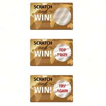 300pcs/Roll Silver Scratch Off Stickers Round Labels Sticker DIY Handmade For Game Scratch Sticker Labels Stationery