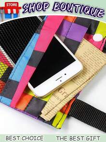 Bolsa de almacenamiento impermeable para manillar de bicicleta, bolsa de almacenamiento para guardar artículos en la bicicleta antes de montar, soporte para teléfono móvil para la cesta de la bicicleta. Bolsa de suspensión para bicicleta y motocicleta ligera y portátil, muy adecuada para viajes. Bolsa de almacenamiento para bicicleta, bolso para manillar de bicicleta, bolsa de bicicleta con bolsillos de malla, soporte portátil para teléfono móvil de bicicleta, accesorios para bicicleta