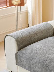 1 Vỏ đệm ghế sofa bốn mùa, tấm lót ghế sofa chống trượt tối giản hiện đại, vỏ bọc ghế sofa chống bụi và có thể giặt được, mềm mại và chống phai màu, bảo vệ thân thiện với thú cưng, phù hợp cho phòng ngủ, văn phòng, phòng khách, ghế sofa hình chữ L và ghế sofa 1/2/3/4 chỗ ngồi - Màu xám đen - Xem 8
