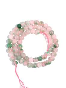 1 hebra de cuentas de piedras naturales Auratus, jade birmano, cristal de sandía, cuentas sueltas de piedras preciosas de curación de energía para hacer joyas, pulseras y collares DIY