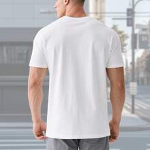 Camiseta gráfica de hongo de Halloween unisex - 220g% algodón, blanco y negro, manga corta, diseño de hongo espeluznante con murciélagos y sombrero de bruja, ajuste cómodo casual, regalo de Halloween para familia y amigos, tallas S- - Blanco - Ver 5
