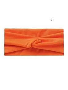 1 pieza Diadema elástica de unicolor para mujer, pañuelo de moda para maquillaje y deporte, diadema vintage, accesorio para el cabello, bandana para mujer