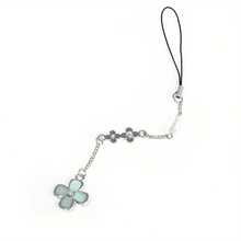 1 Piece Of Shuangzi Four-Leaf Clover Pendant Mobile Phone Lanyard For Girls Valentine's Day Gift For Girlfriends And Friendship Gifts - B - 查看 2