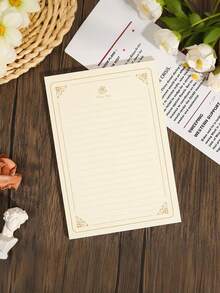 ورق رسائل وردي، ورق قرطاسية مكتبي، ورق كتابة، ورق رسائل، ورق بطاقات، ورق، قرطاسية، حروف حب بسيطة، ورق رسائل بخط واحد وخطين، ورق مادي