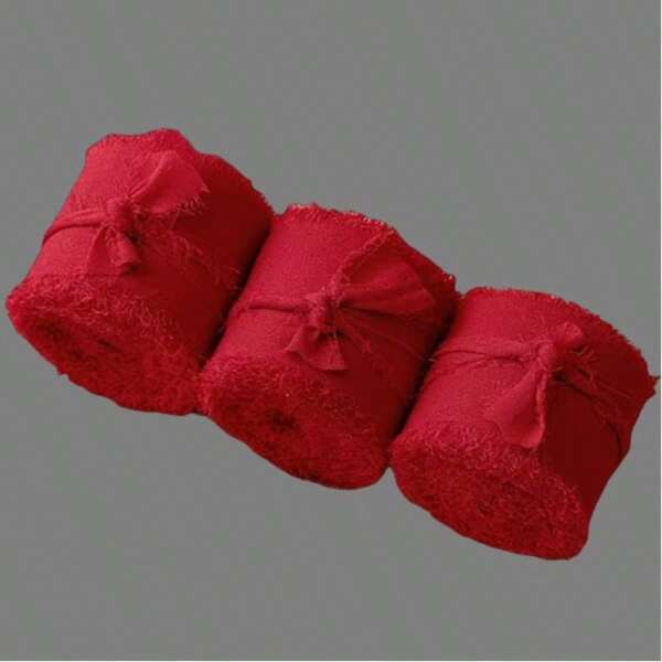 1 rouleau de ruban en mousseline de soie de haute qualité de couleur champagne, convenant pour les invitations de mariage, les bouquets de mariée, l'emballage-cadeau, les artisanat DIY, la décoration de scène, les festivals, la décoration de la maison, des bureaux, les fêtes à thème, Noël