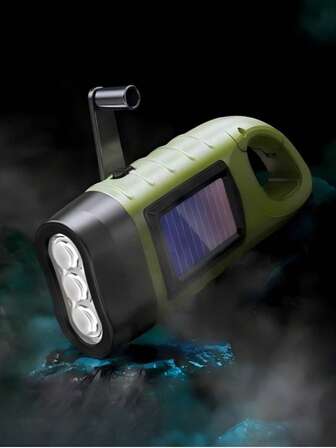 太阳能手摇电筒、多功能LED露营灯、应急灯、户外钓鱼灯、带挂钩的可充电ABS工作灯、便携式电筒