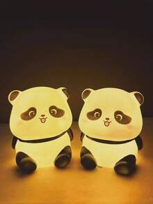 1 قطعة مصباح ليلي بشكل باندا صغير، يعمل بالبطارية، مصدر إضاءة ناعم، مصباح سرير للأطفال، مصباح غرفة LED، باندا لطيف مصباح ليلي، ديكور غرفة الأطفال والرضع، يستخدم لديكور الغرف الممتعة والنوم المريح، مناسب للاستخدام في غرف النوم والمعيشة والمكاتب الداخلية - ضوء أبيض دافئ - مشاهدة 2