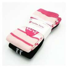 Women's Knee High Socks Cotton 2 Pair Pack - Valentine's Day & Mother's Day Gifts - Comfortable Crew Socks For Women 9-11/6-9 - 如圖696 - 查看 3