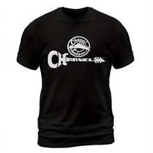 Vintage Unisex Shirt Crewneck Tshirts [Charvel Jackson Guitars Tee] Charvel Jackson Guitars Logo T-Shirt - Made In USA - Size S-3XL - 黑色 - 查看 1