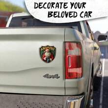 1pc 3.15-Inch Acrylic Fridge Magnet - 2D Flat Design Of Santa Claus With Blue Socks & Bells, Traditional Red Outfit And Holly Berry, Strong Magnetic Suitable For Fridge, Door Or Wall Decor - Christmas, New Year, Winter Holiday Gift - Durable Acrylic Material, High-Quality Printing, Holiday Home Decor, 2D Flat