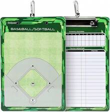 entrenadores juntas – 2 caras Premium de borrado en seco portapapeles – Elige de béisbol, baloncesto, fútbol, fútbol, hockey, Lacrosse, o voleibol - béisbol / sóftbol Mini - Ver 8