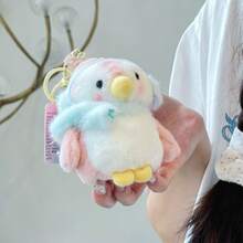 Cute Plush Earphone Case, Scarf Penguin Pattern Pro 3 Earphone Anti-Drop Protective Case, Can Be Hung On Bags, Compatible With AirPods Pro 2/ 3/ 2/ 4 - Multicolor - View 12