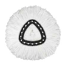 3 Pack Spin Mop Refill - Replacement Head Compatible With O Cedar, Microfiber Spin Mop Refills,Clean The Floor. Easy Floor Cleaning Mop Head Replacement - White - View 6