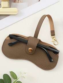 1pc Foldable Sunglasses Case, Eyeglasses Storage Box, Unisex Travel Glasses Case