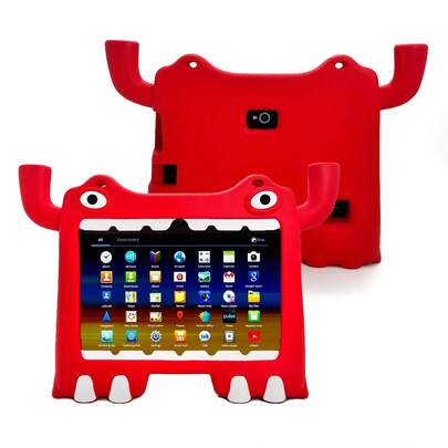 Tableta exclusiva para niños con pantalla IPS de alta definición de 7 pulgadas, tableta de 7 pulgadas diseñada especialmente para niños | Sistema Android 13 + gran almacenamiento de 4GB+64GB para un funcionamiento fluido en el aprendizaje y los juegos | Cámara dual de 20 megapíxeles frontal y 5 megapíxeles trasera para interacciones fotográficas más nítidas | Batería de 3000mAh + soporte multilingüe, con funda antigolpes, ideal para educación, juegos, regalo de Navidad para niños, regalo de cumpleaños para niños.