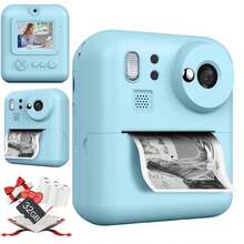 [Instant Print Camera]Social Gift: All-In-One Instant Camera & Portable Photo Printer For Adults - Capture & Print 1080P HD Photos/Videos In Seconds With Fun Filters, Perfect For Travel, Christmas, Birthdays - Ready-To-Gift For Him, Her, Couples & Friends (1300mAh Rechargeable) - ZSK-multicolor - View 2