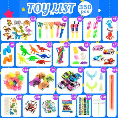 350Pcs Kids Party F…