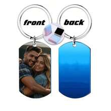 Customized Memorial Badge, Personalized Metal Keychain, Engraved Photo Necklace, Fashionable Pendant, Exquisite Customized Gift, Holiday Commemorative Items,Festive Calendar - Multicolor - View 46