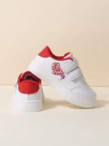 全新儿童平底休闲时尚运动鞋 - 白色 - 查看 6