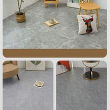 10/20Pcs Self-Adhesive PVC Floor Stickers, Wall Stickers, Marble Pattern, Peel And Stick, Easy To Install, Kitchen, Living Room, Bathroom, Corridor, Office, Waterproof Self-Adhesive Floor Stickers, Wall Stickers, Home Decoration 11.8In*1.8In