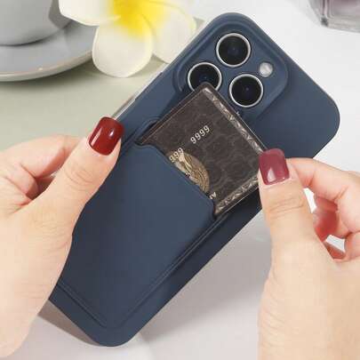 City Capas - Capinha de Celular com Porta Cartão Minimalista para Apple iPhonee 7 8 XS XR 11 12 13 14 15 16 PLUS PRO MAX