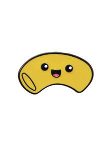 1/4pcs Cartoon Cheese Brooch, Luxurious Realistic Food Lapel Pin, Alloy Resin Cartoon Clothing & Bag Decor Badge